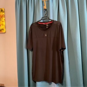 Spyder Dark Gray Short Sleeve Men's Tee